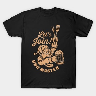 Join BBQ Santa T-Shirt